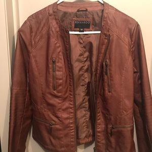 Faux Leather Jacket